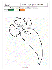 verilen sayı kadar resim boyama çalışma sayfaları